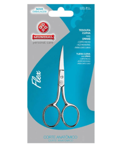Tesoura Mundial Curva Para Unhas