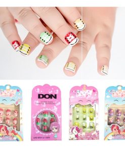 Unha Postiça Colorida - Infantil M&c