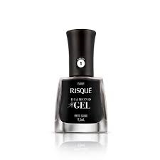 Esmalte Risque Diamond Gel Preto Caviar 9,5ml