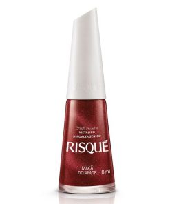 Esmalte Risque Metálico Maçã Do Amor