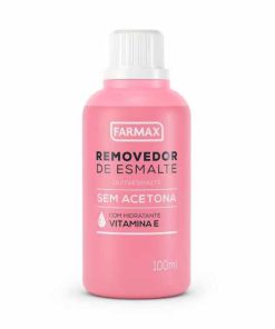 Remov. De Esmalte Farmax Sem Acetona Hid. Vit. E 100ml