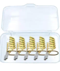 Kit Moldes Reutilizaveis Para Unha Dourado