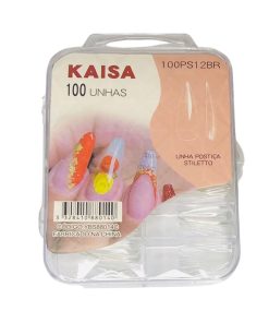 UNHA POSTICA STILLETO C/100 NATURAL