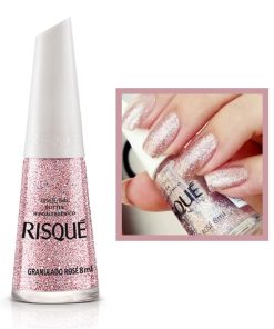 ESMALTE RISQUE GRANULADO ROSE