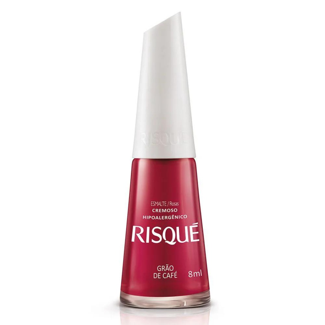 ESMALTE RISQUE GRÃO DE CAFÉ CREMOSO