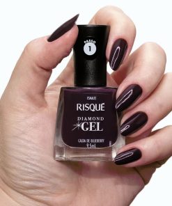 Esmalte Calda Blueberry Risqué Diamond Gel