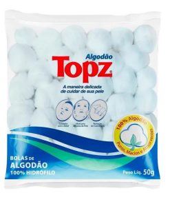 Algodão Bolas TOPZ 50g