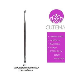 Empurrador de Cuticulas com Espátula #31