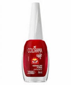 Esmalte Vermelho Fúria Cintilante Colorama Divertidamente